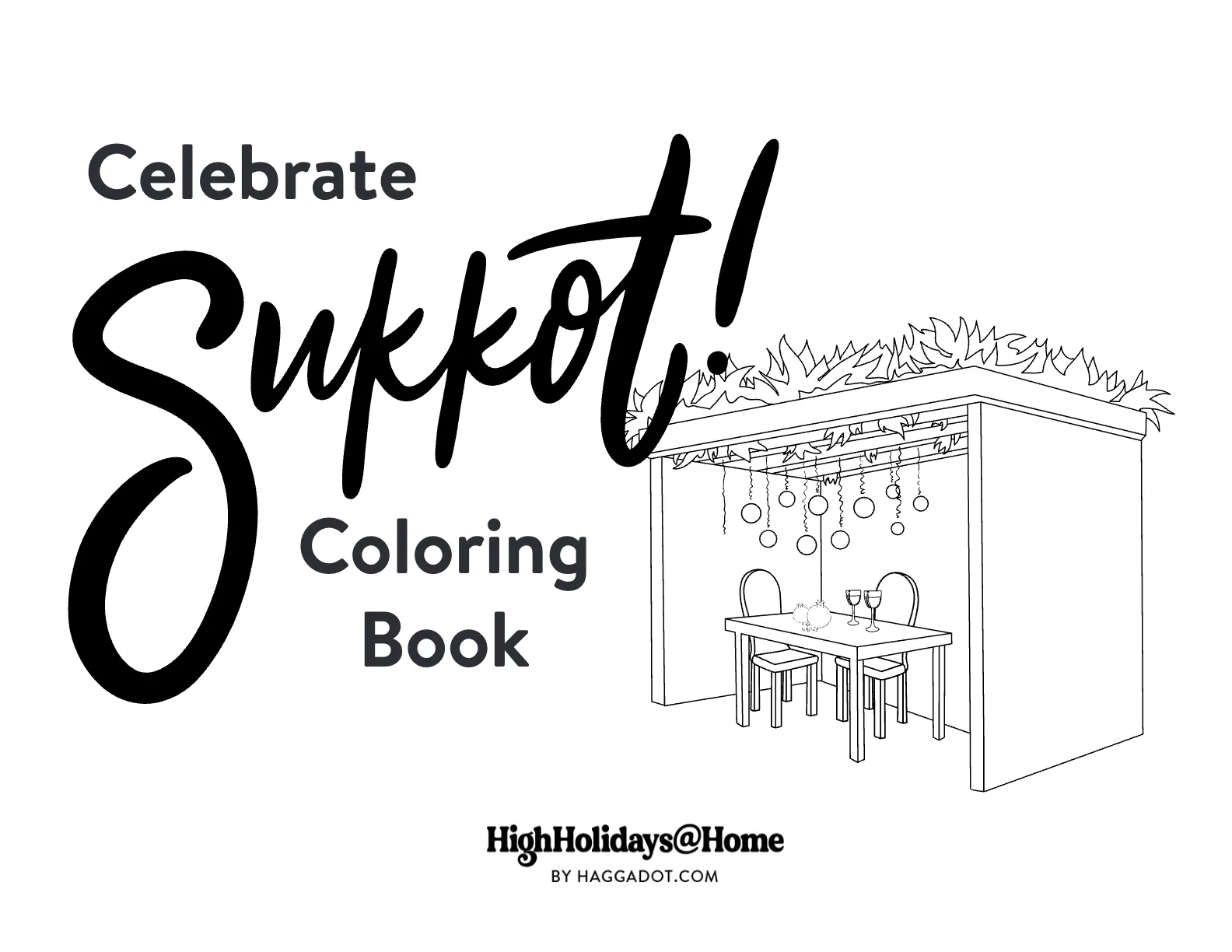Cover image for Sukkot Coloring Book