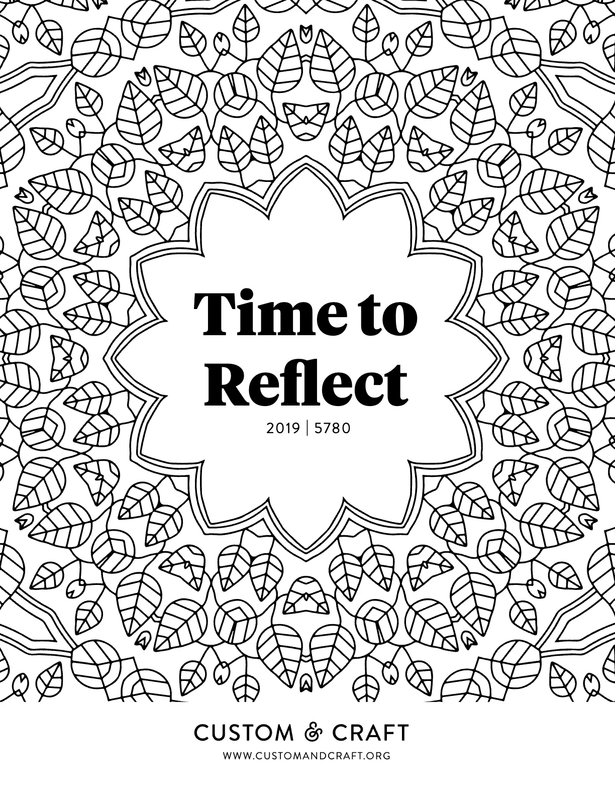 Cover image for Time to Reflect 2019 / 5780