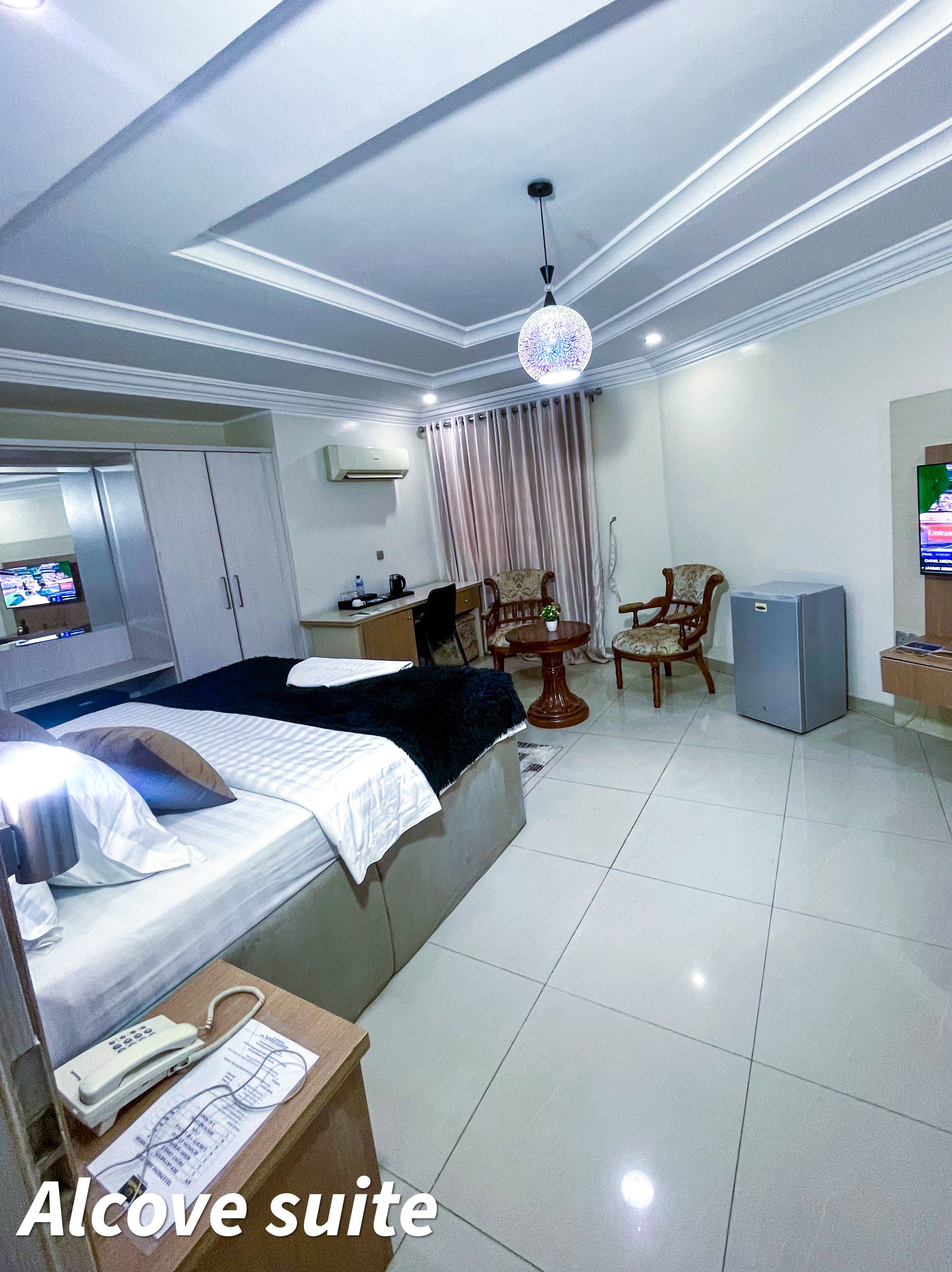 Alcov Suite at D'Franklin Apartments in Lifecamp, Abuja 3