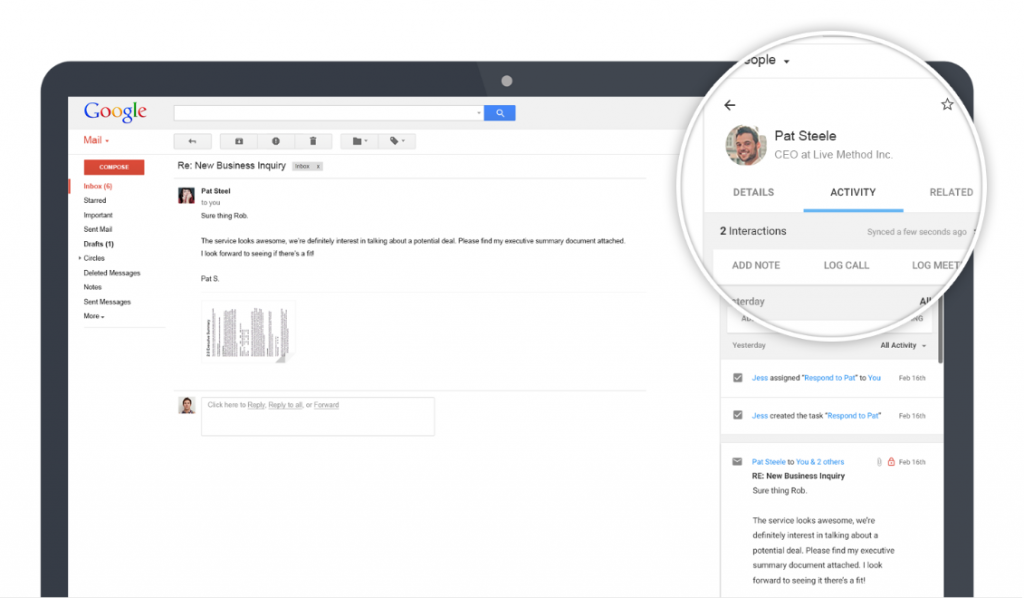 ProsperWorks Gmail Chrome Extension