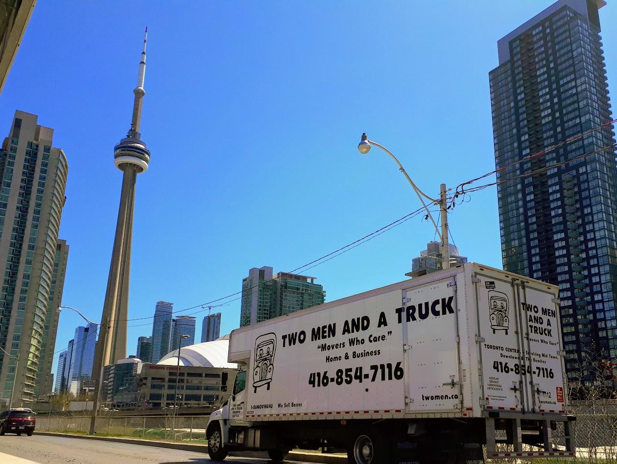 Two Men and a Truck Toronto Downtown CN Tower