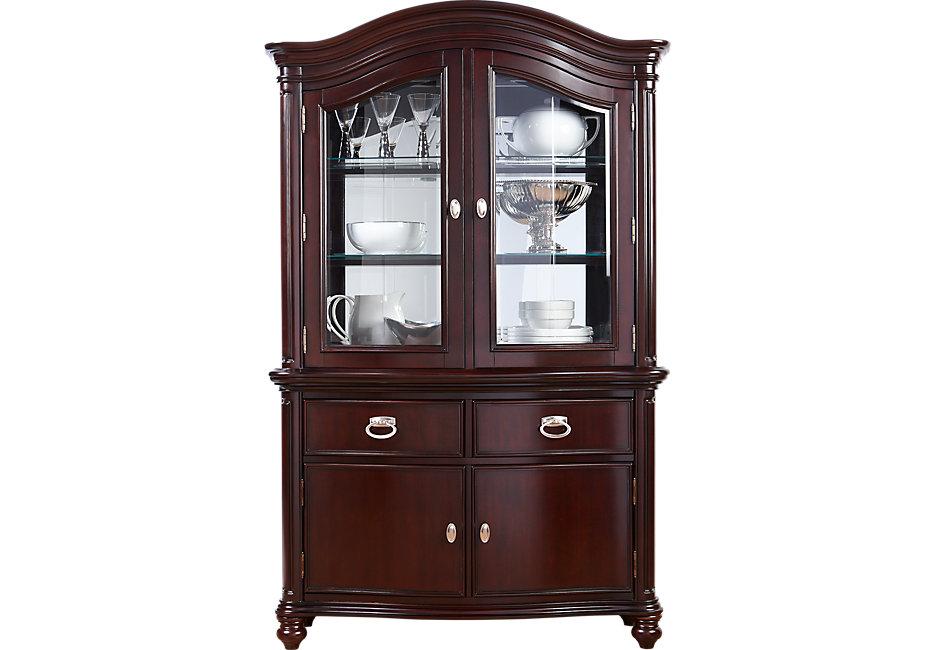 Mansell Manor 2 Pc China Cabinet China Cabinets Dark Wood