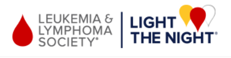 logo of the leukemia and lymphoma society with their light the night walk