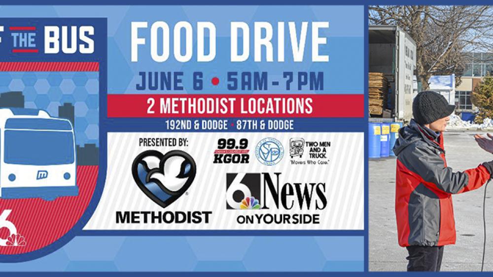 WOWT Food drive