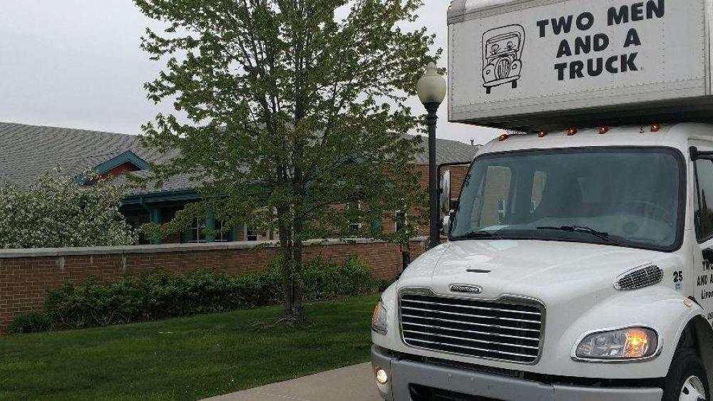 Photo of Two Men And A Truck delivering to First Step Shelter.