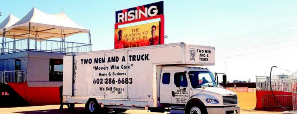 Two Men and a Truck Phoenix Rising Moving Partnership Tempe Arizona