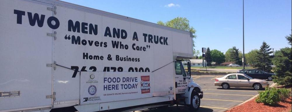stamp out hunger food drive for Second Harvest in Minneapolis Minnesota