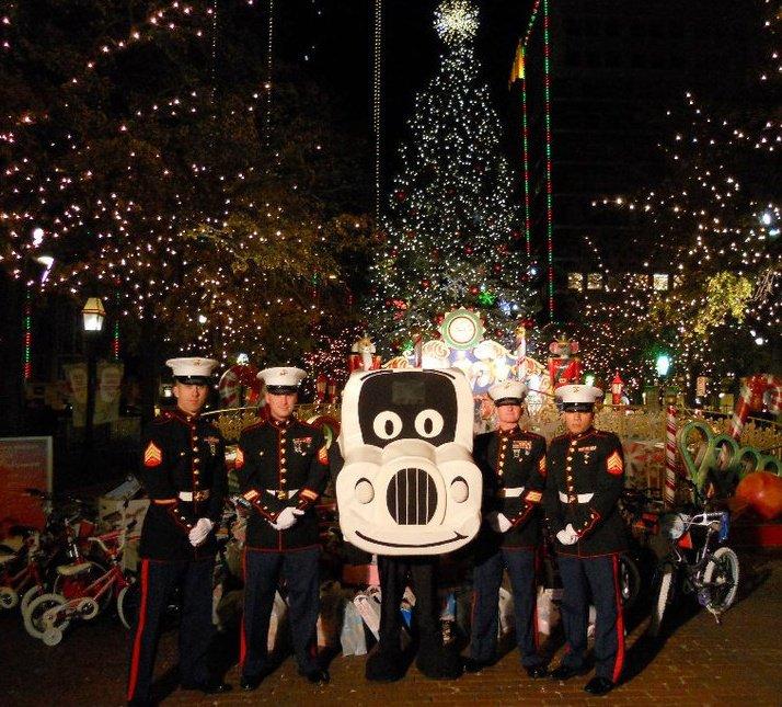 truckie with toys for tots marines.jpg Thumbnail