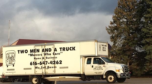 TWO MEN AND A TRUCK moving truck