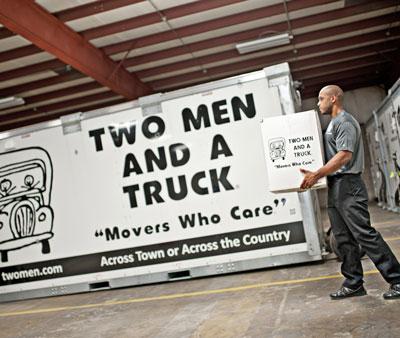 two men and a truck's value flex storage container