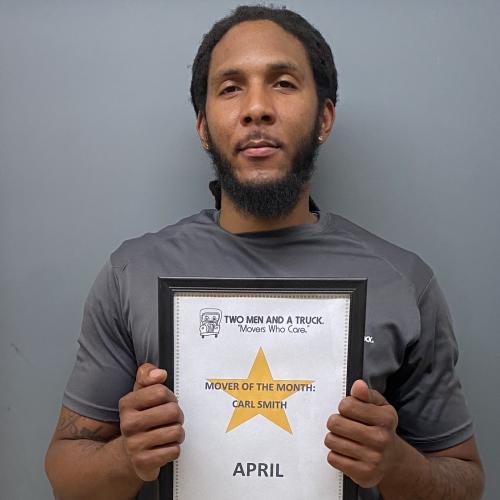 Carl S. Mover of the month for Two Men and a Truck