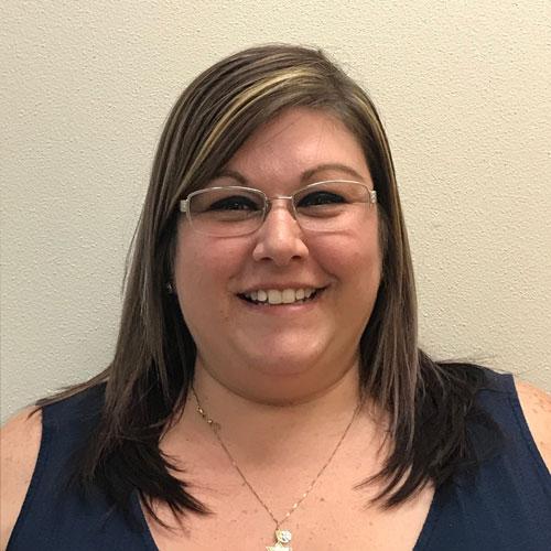 Human resources and accounting team member Erin