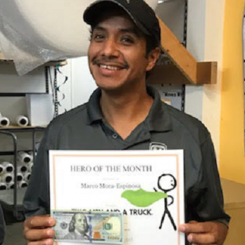 two men and a truck mover of the month