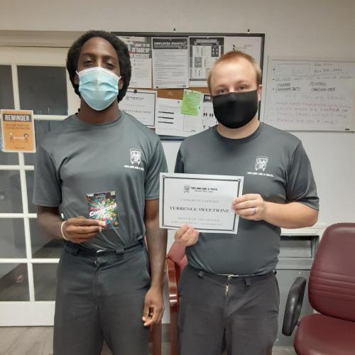 TWO MEN AND A TRUCK Fort Lauderdale Mover of the Month Terrence