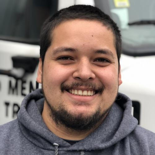 Primus Soto, a driver for Two Men and A Truck