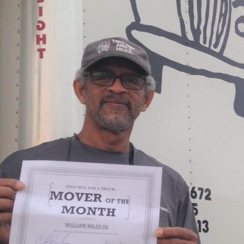 William Miles Two men and a truck mover of the month