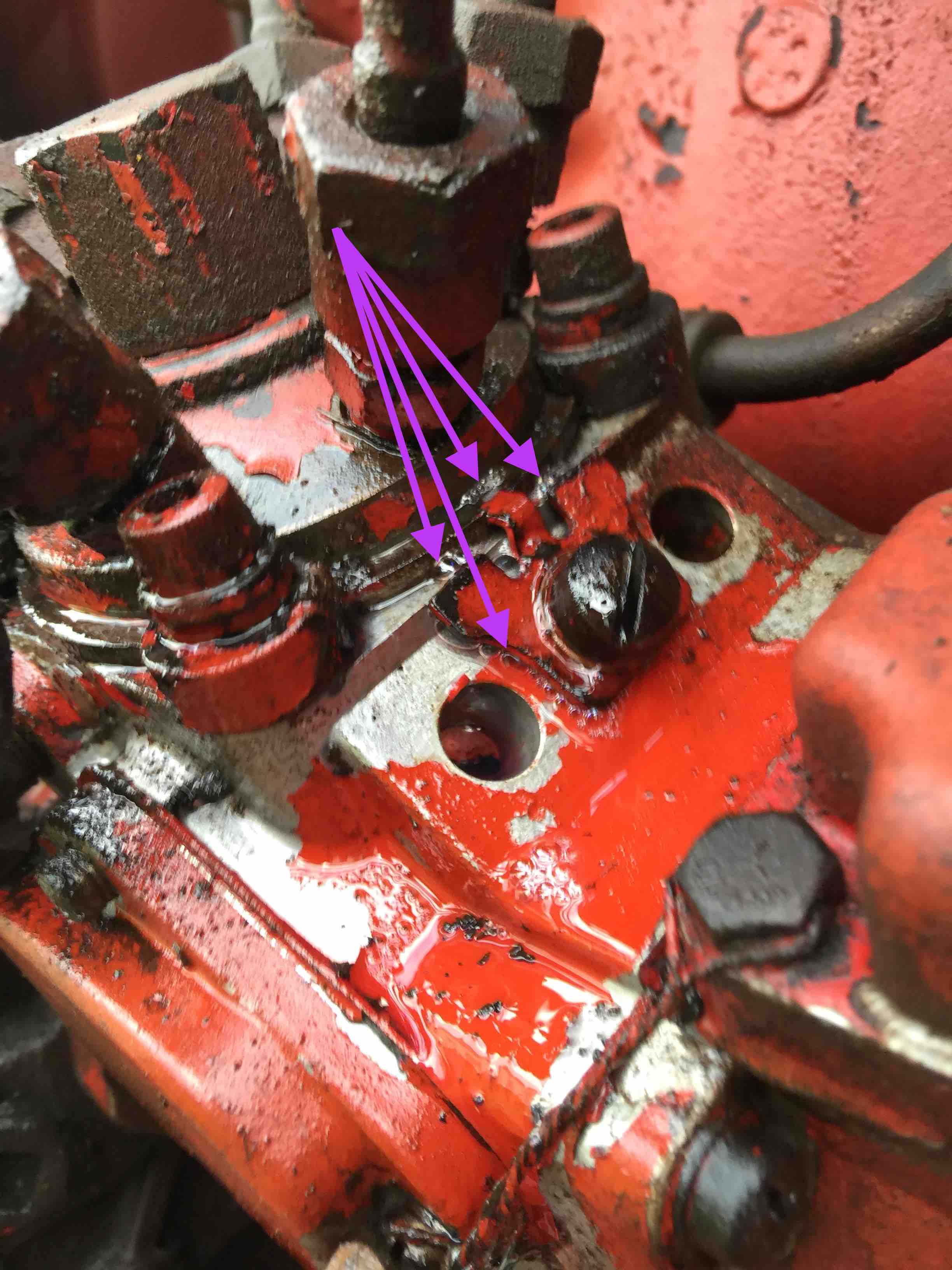 Leaking Injection pump... is there a "fix"? General IH Red Power