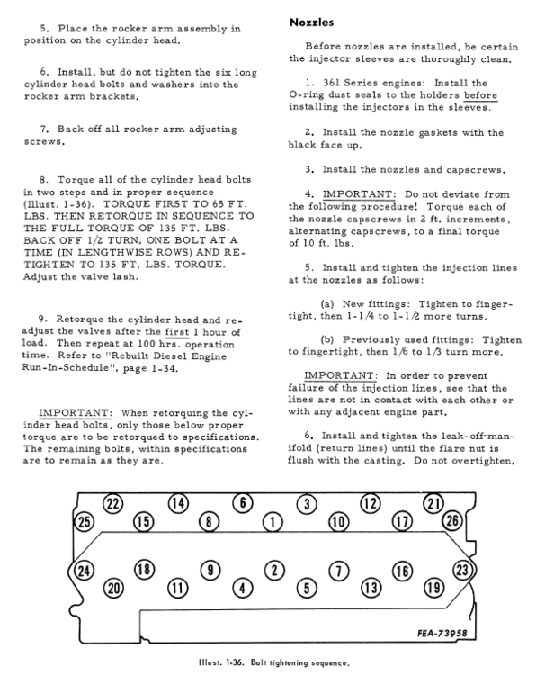 D361 Connecting rod cap torque General IH Red Power Magazine Community