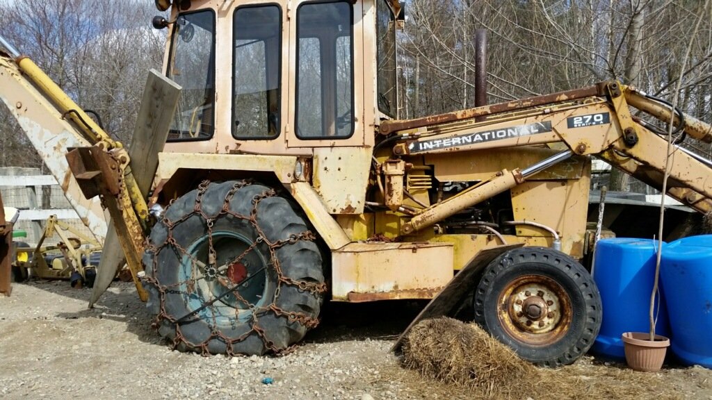 270a International Harvester Backhoe 1980 IH Construction Equipment