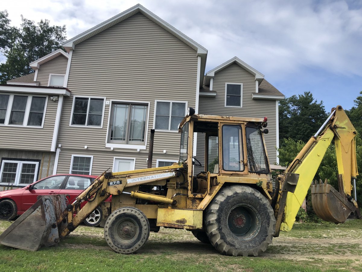 270a International Harvester Backhoe 1980 IH Construction Equipment