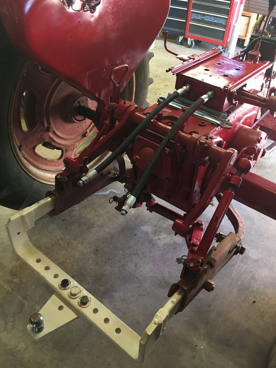 Fast hitch drawbar extension Page 2 General IH Red Power Magazine