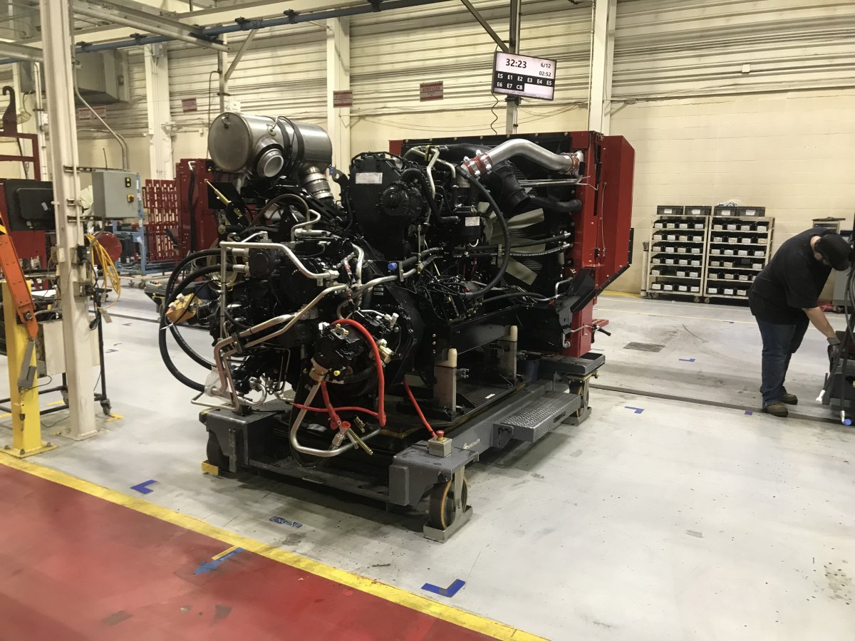 Case IH Combine factory tour , Grand Island Nebraska. Coffee Shop Red Power Magazine Community