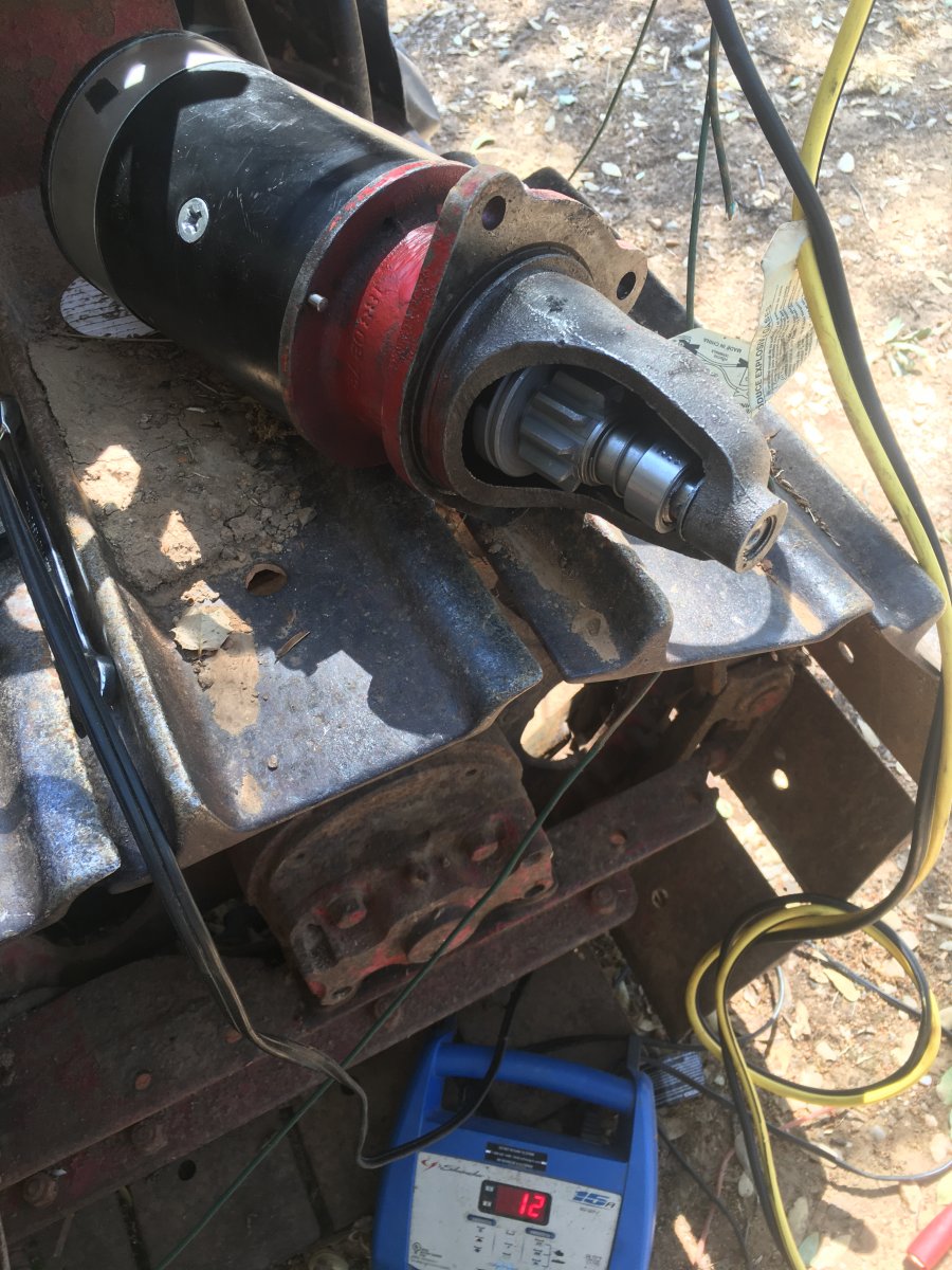 TD6 starter bendix IH Construction Equipment Red Power Magazine