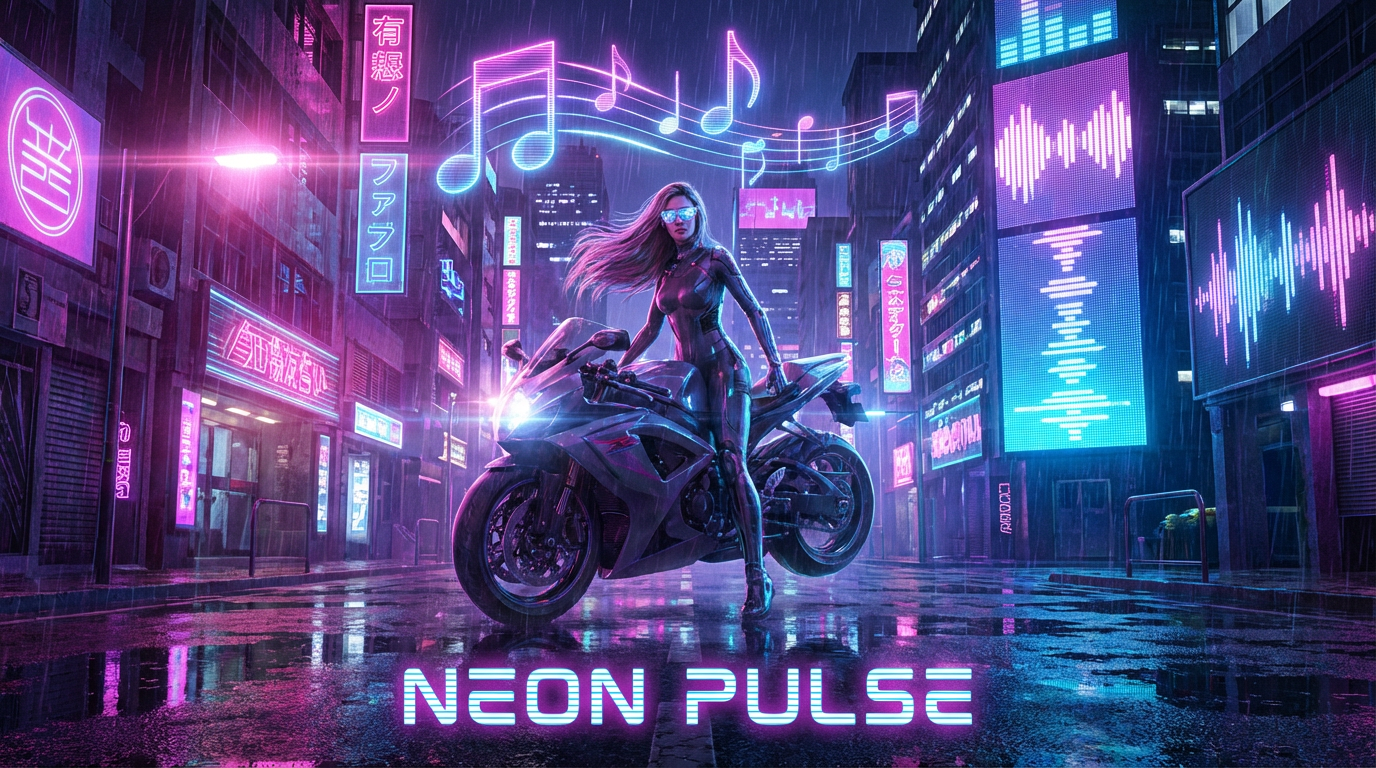 Cyberpunk Neon City Vibe