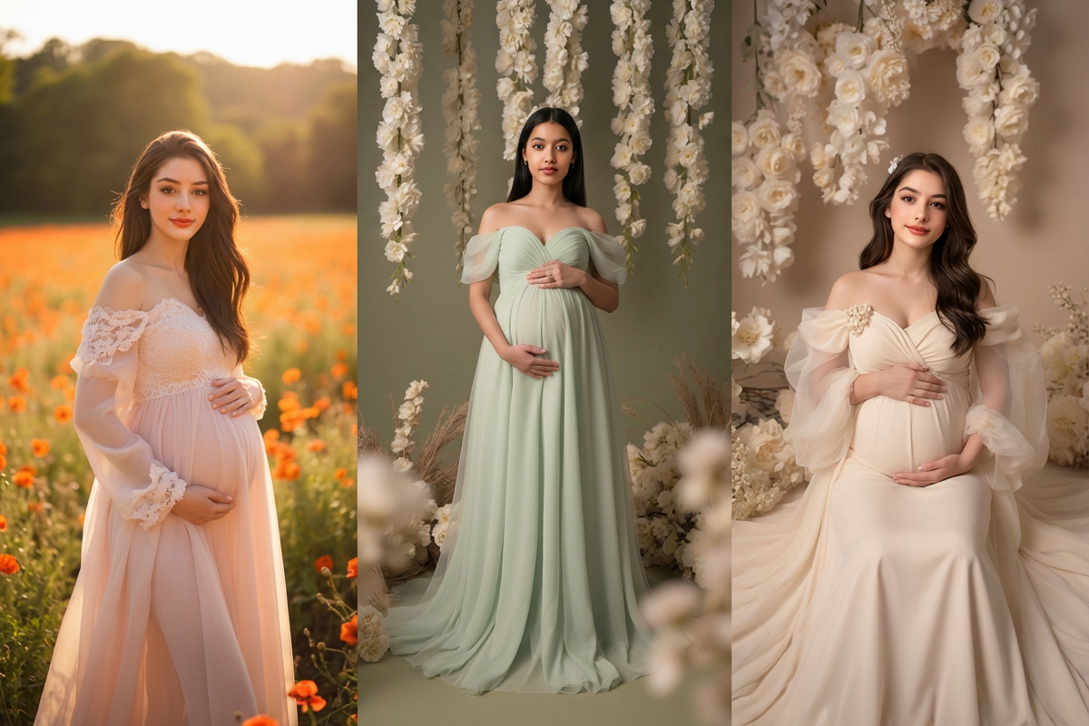 AI Generated Couples Maternity Photos