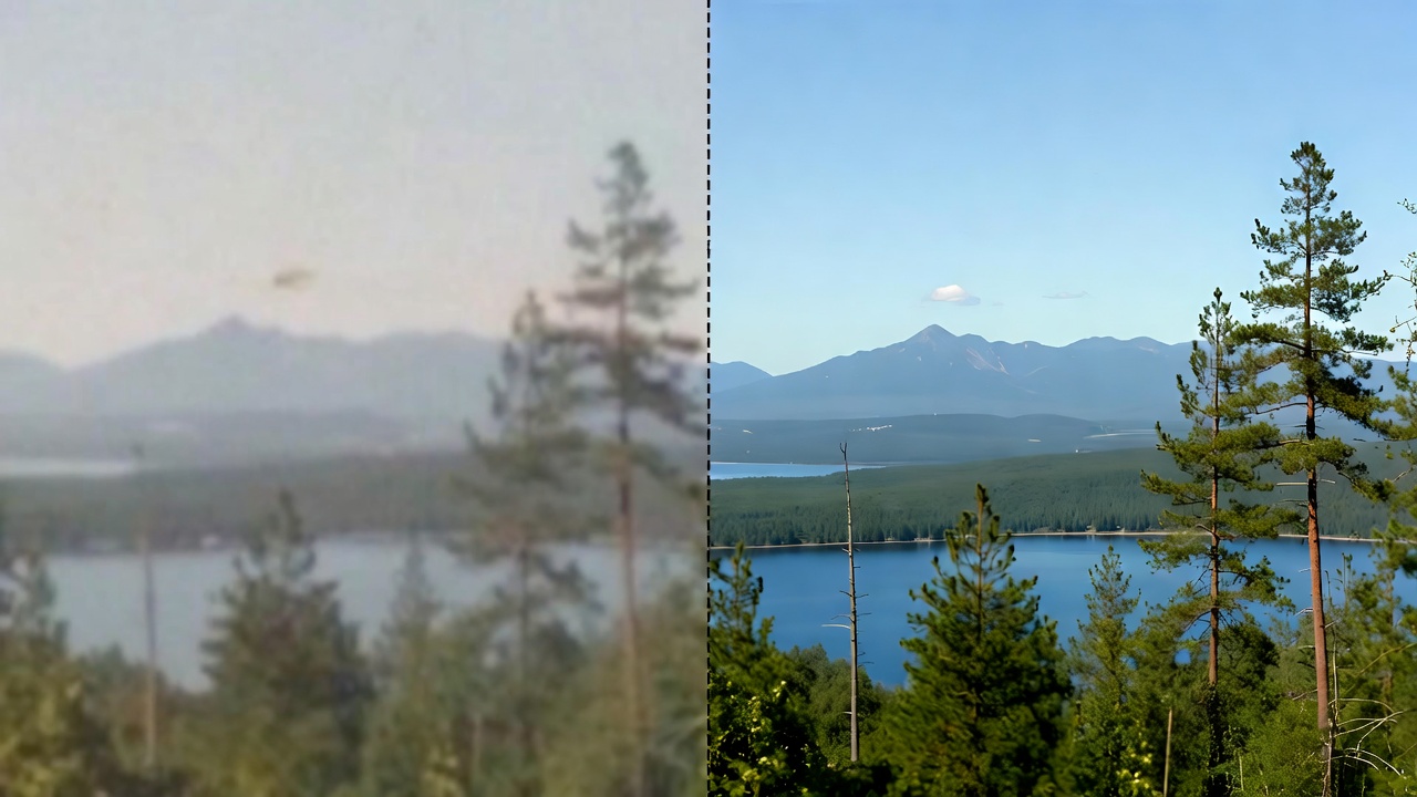 Blurry Landscape Enhanced