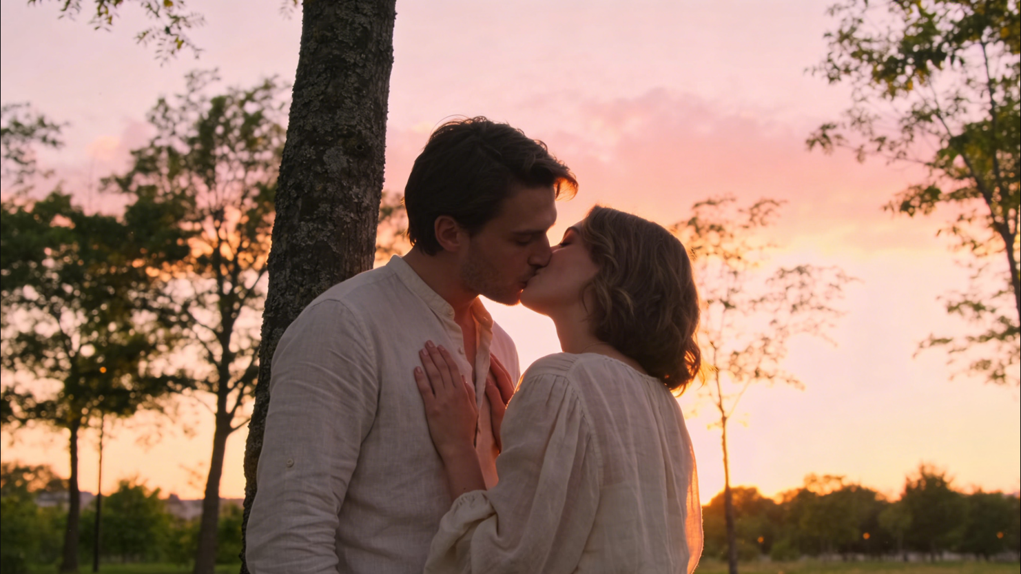 Romantic How to French Kiss Scene