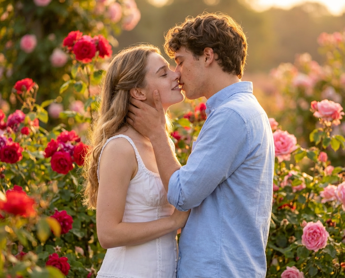 AI Couple Photo to Kiss Video