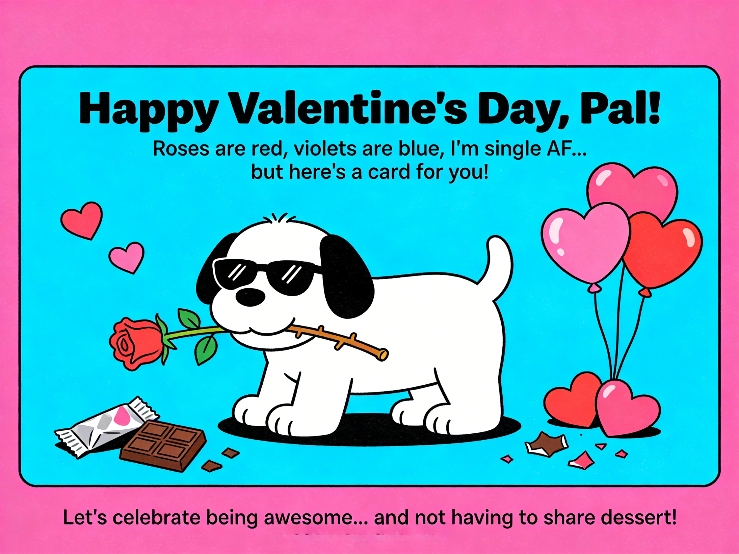 Funny Valentine's Day Quote Card