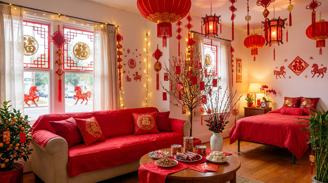 After: Chinese New Year Decorations 2026