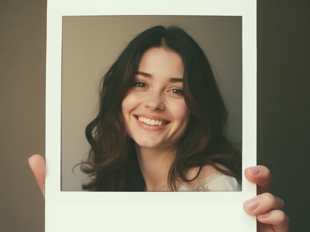 Classic Portrait in Polaroid Effect