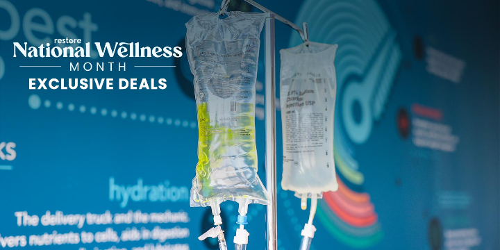 National Wellness Month Exclusive Deal: Get 6 for the price of 5 - IV Therapy offer image