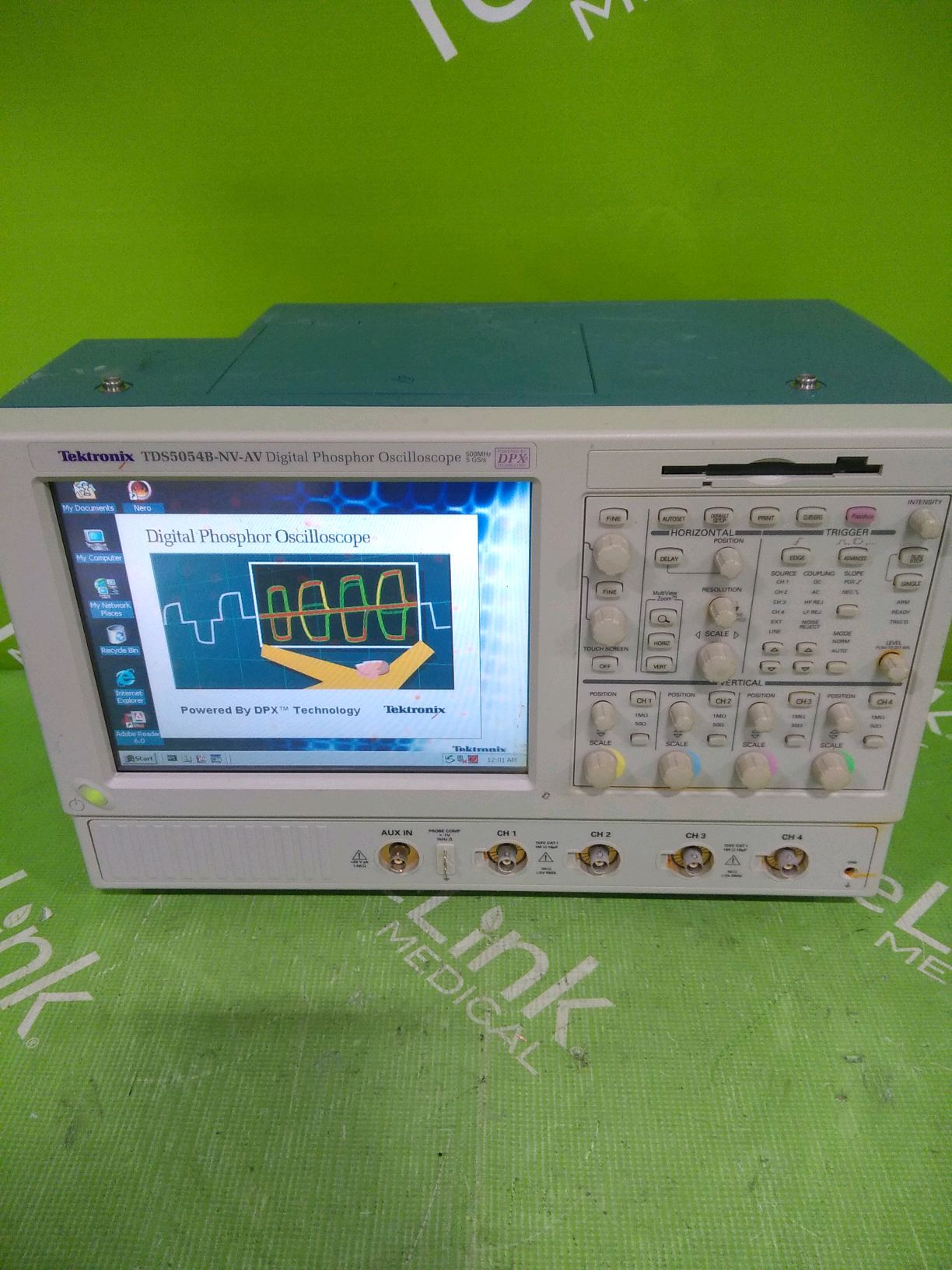 Tektronix Tektronix TDS5054B-NV-AV 500MHz 5GS/s 4 Channel Oscilloscope ...