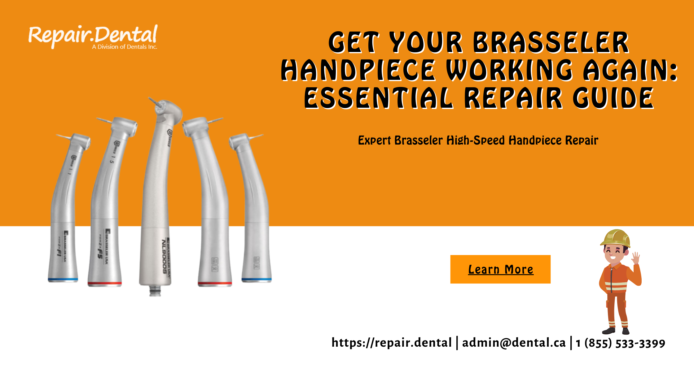 Fix Your Brasseler Handpiece | Repair.Dental
