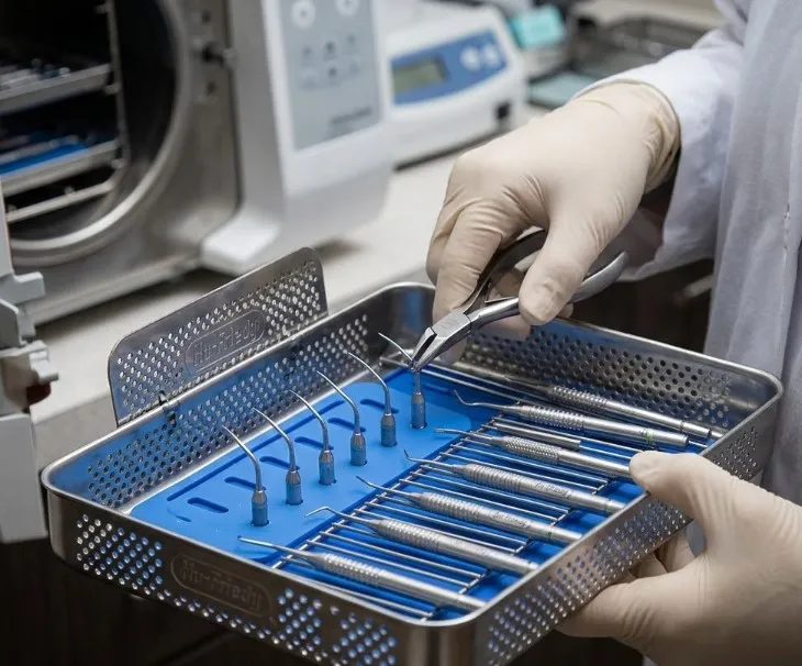 dental-technician-placing-hu-friedy-scaler-tips-correctly-inside-an-autoclave-tray.webp