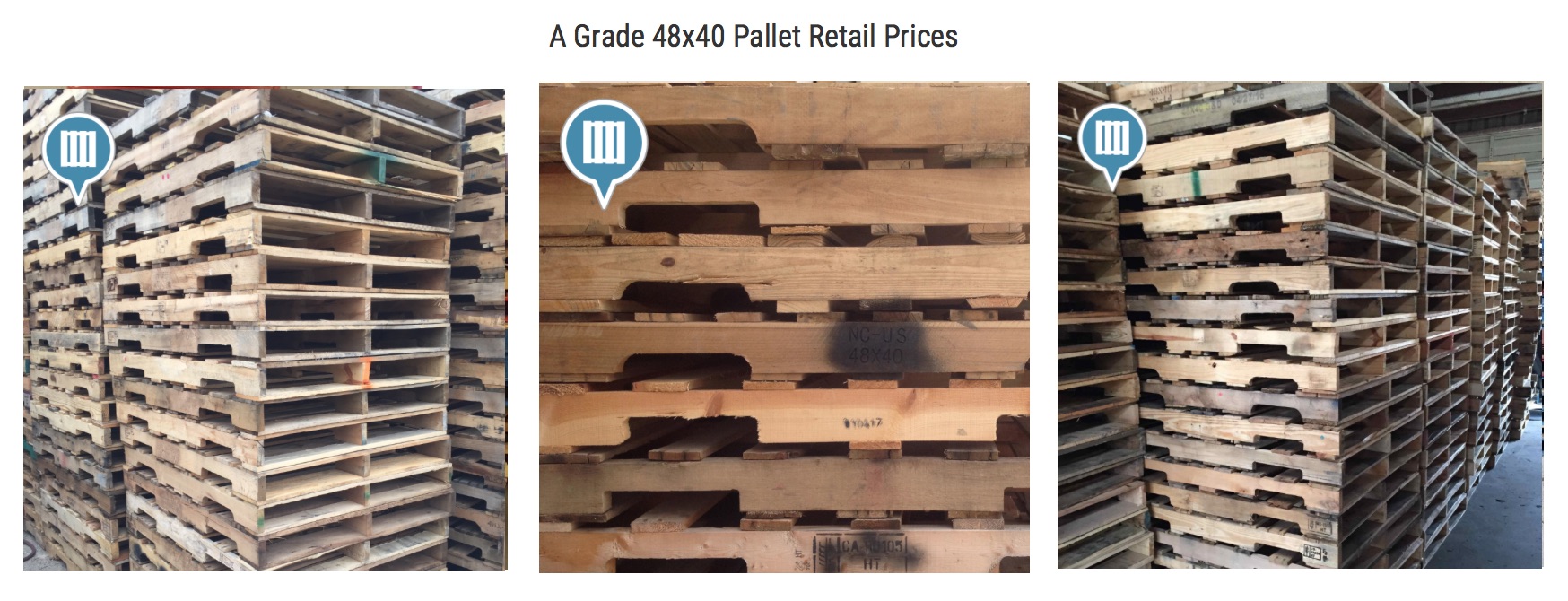 A Grade Pallet Prices