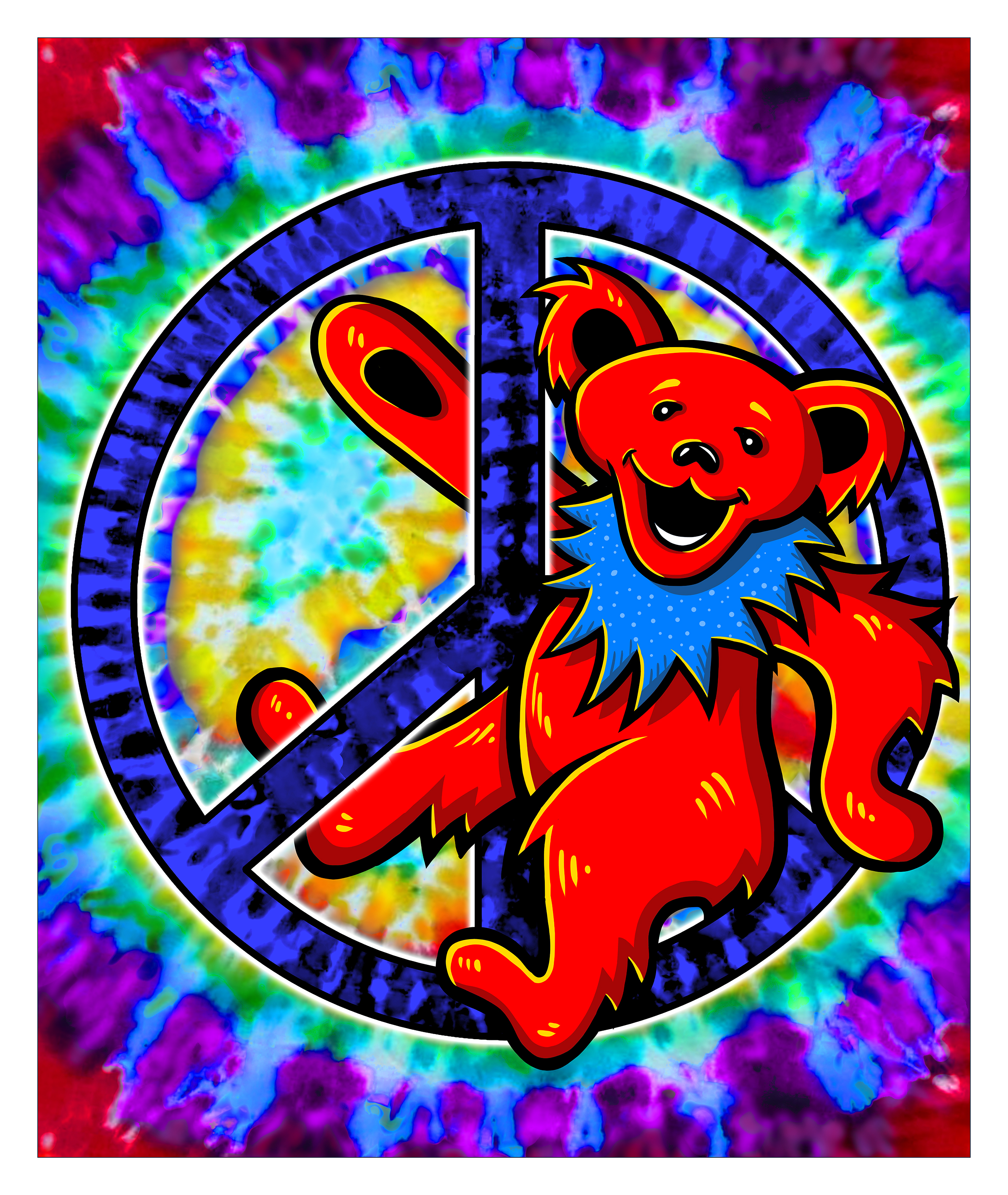 GD Peace Bear TOWEL