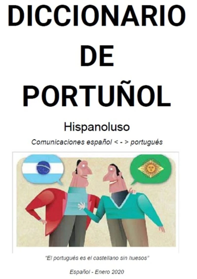 Portada: Diccionario De Portuñol