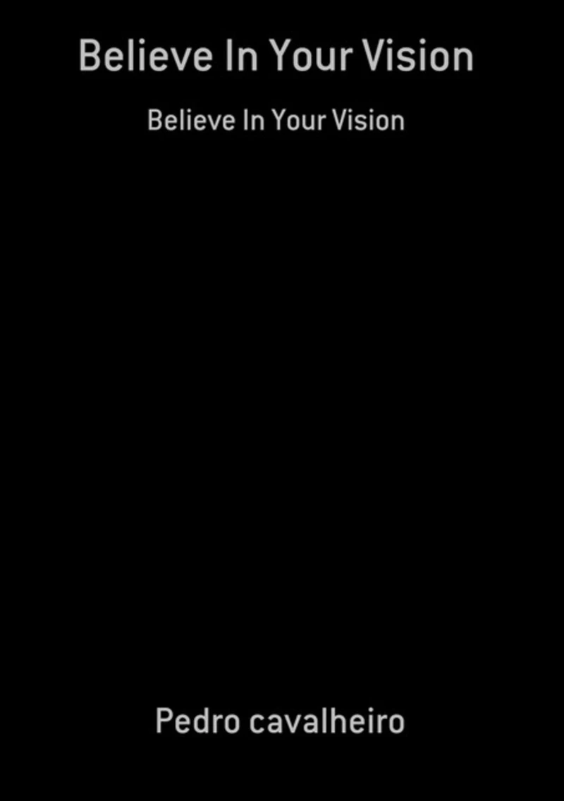 Portada: Believe In Your Vision