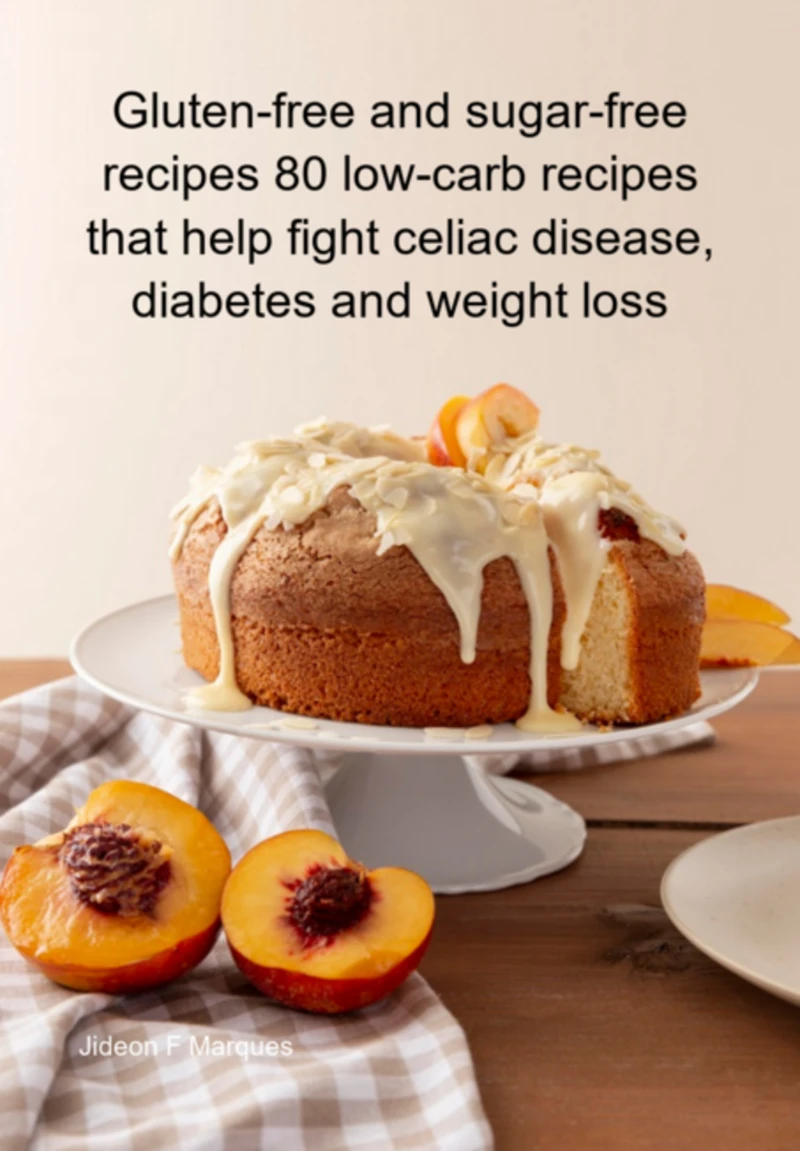 Portada: Gluten-free And Sugar-free Recipes 80 Low-carb Recipes That Help Fight Celiac Disease, Diabetes And Weight Loss