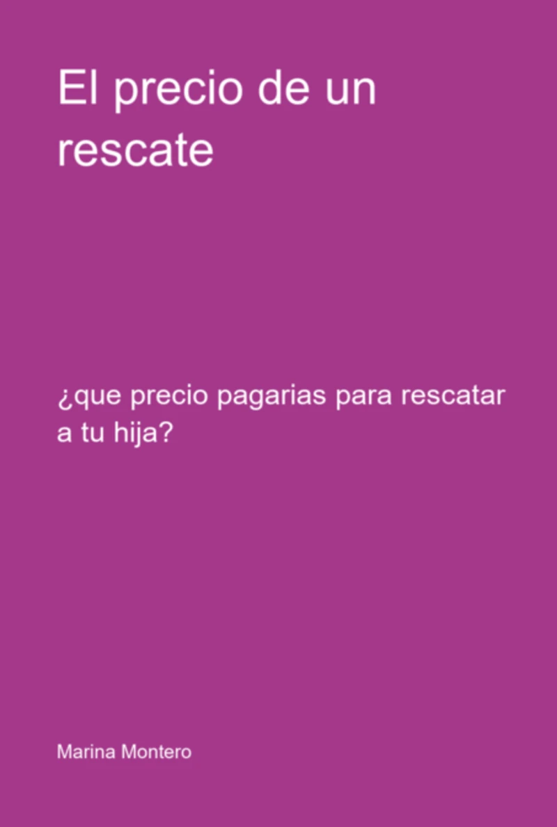 Portada: El Precio De Un Rescate