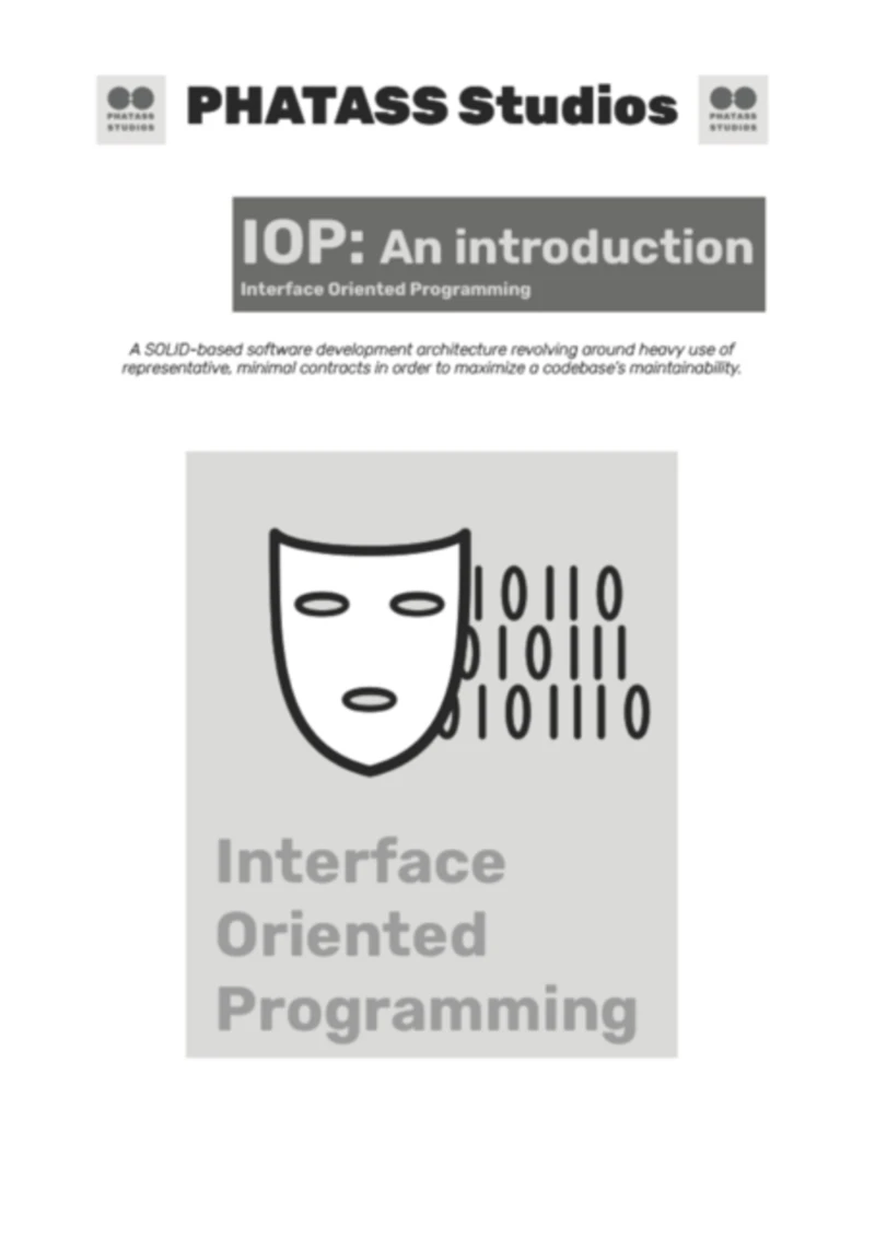 Portada: Iop - Interface Oriented Programming