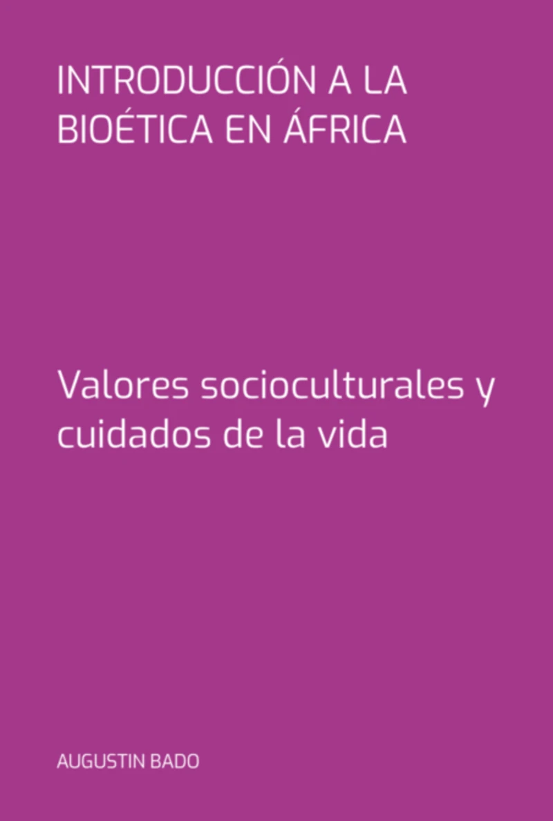 Portada: Introducción A La Bioética En África