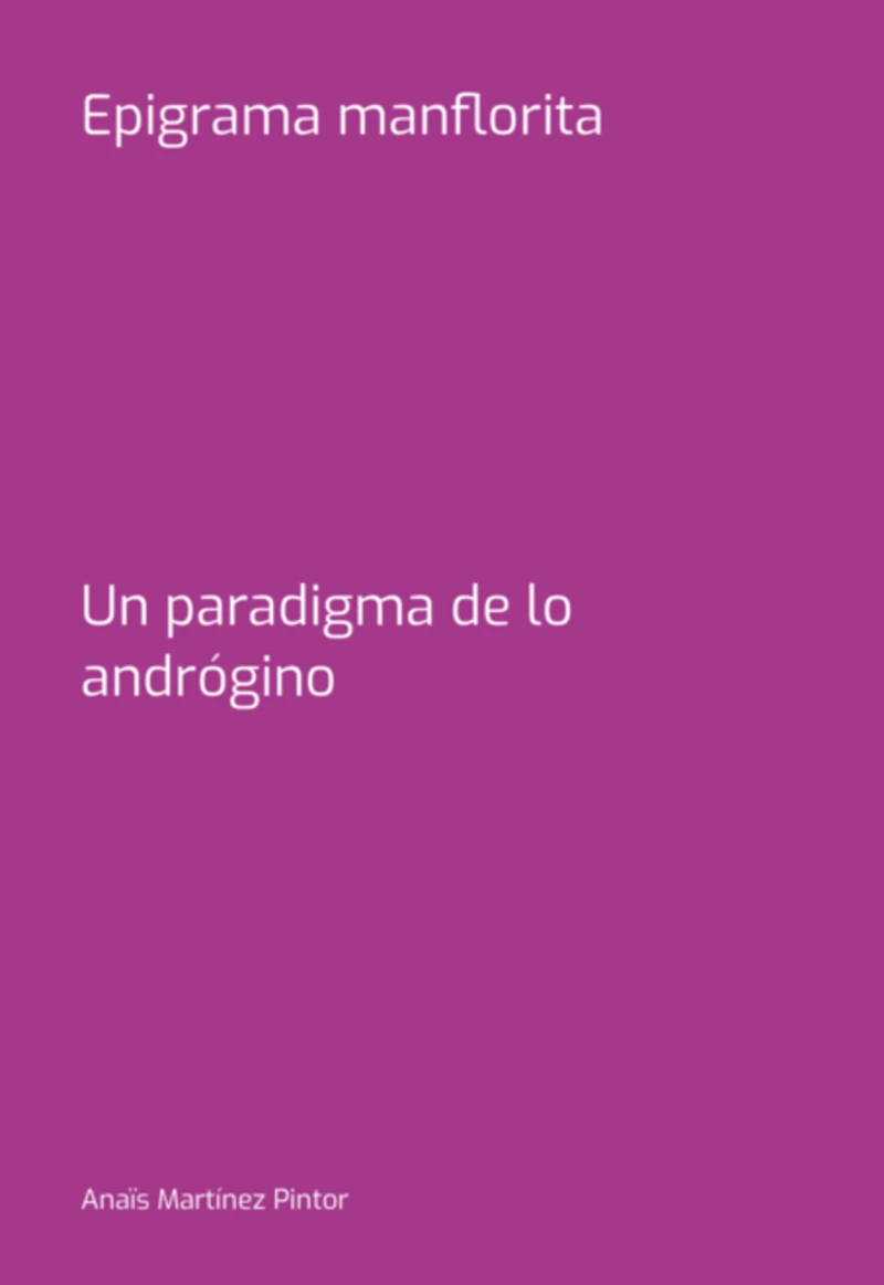 Portada: Epigrama Manflorita