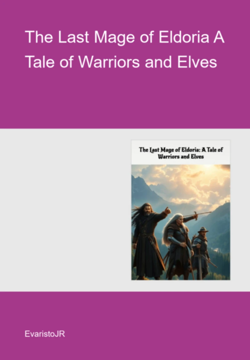 Portada: The Last Mage Of Eldoria A Tale Of Warriors And Elves