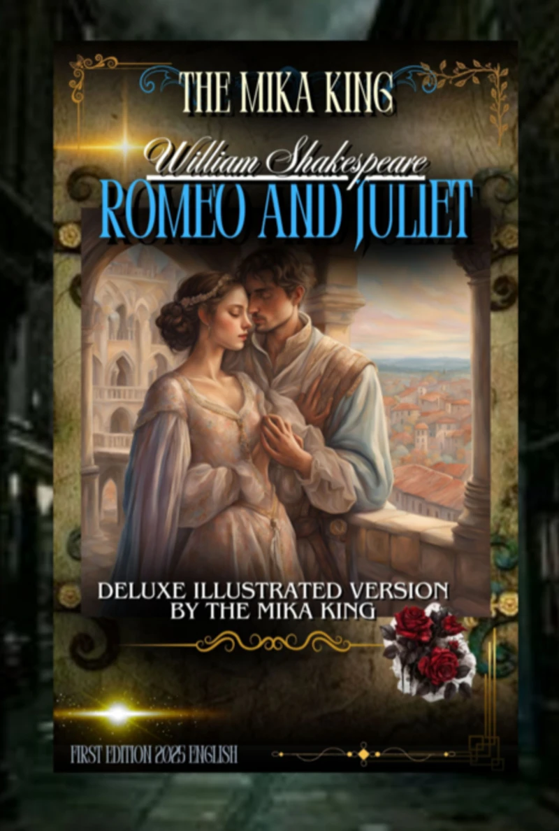 Portada: Romeo And Juliet William Shakespeare Deluxe Illustrated Version By The Mika King
